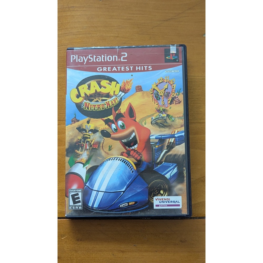 Crash Nitro Kart Sony PlayStation 2 PS2‎ Greatest Hits Racing Game NTSC 2003
